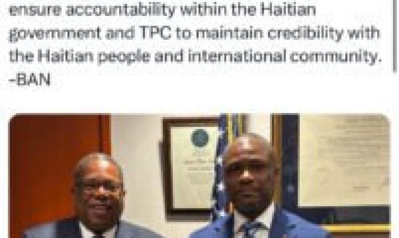 Rencontre entre le Chancelier haïtien et Brian Nichols sur la sécurité et la transition en Haïti